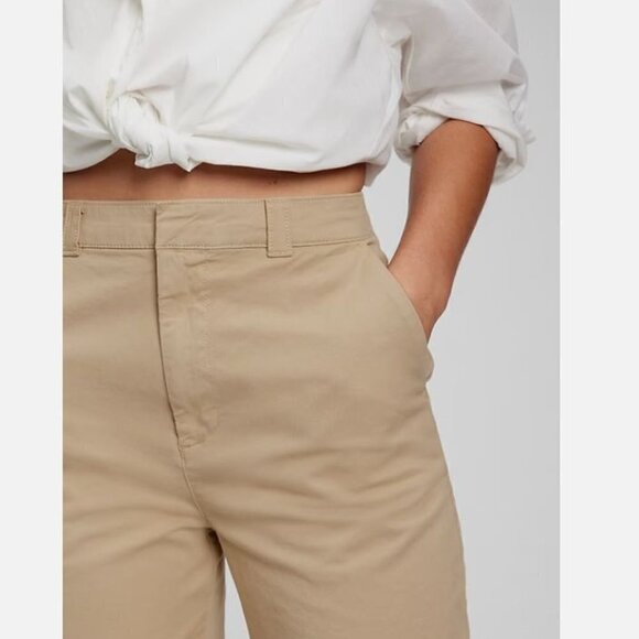 GAP 90's Straight Up Khakis with Washwell Size 6 Black Y2k Pants #815869 RT $70 - Picture 3 of 13